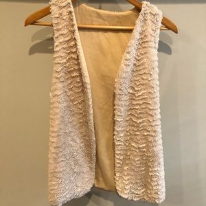 Faux fur vest
